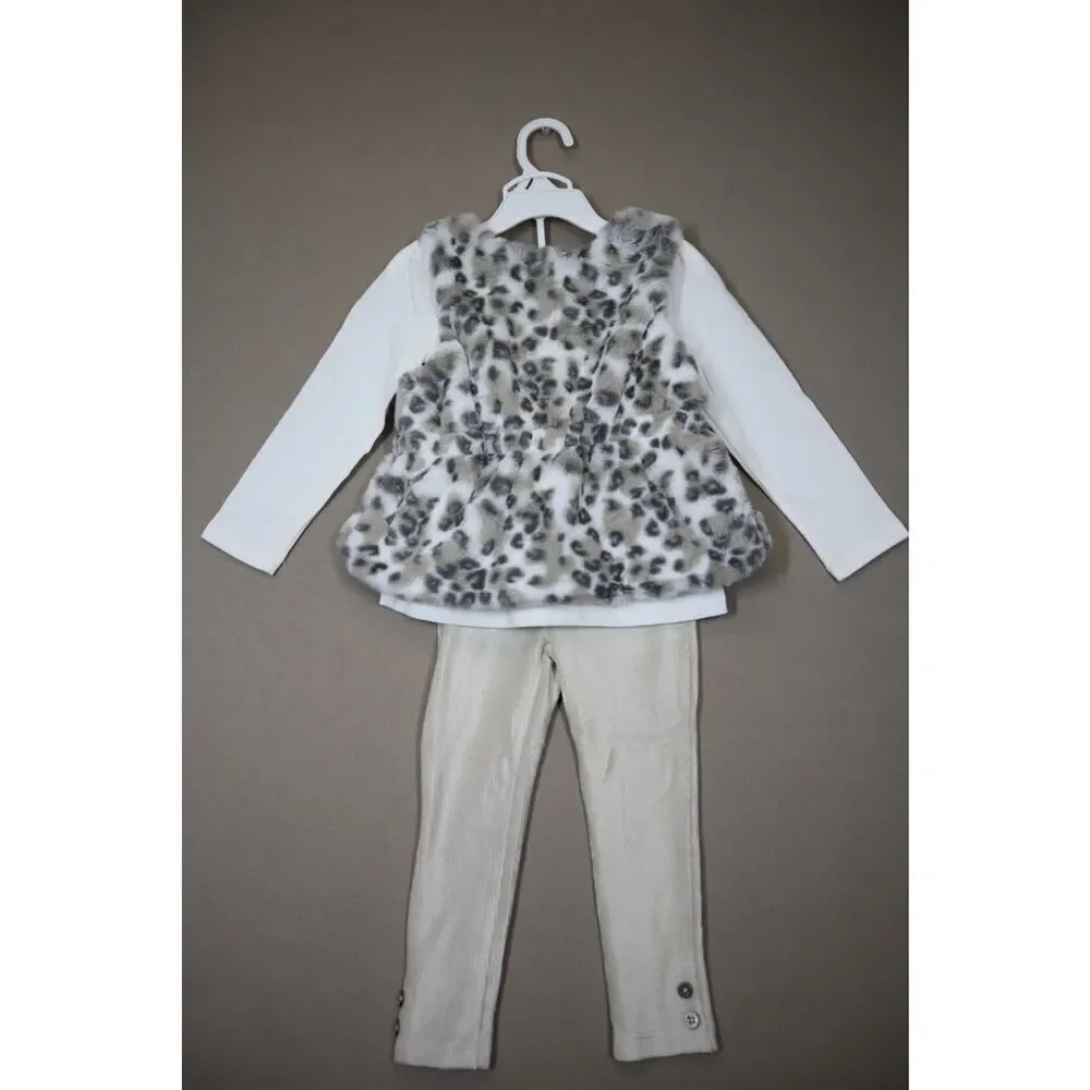 Calvin Klein Jeans Girls Animal Print 3Pc Set‎ Size 3T